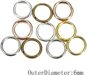 img 1 attached to 💍 Valyria 5000pcs 6mm Open Jump Rings in 5 Colors - Perfect Findings for Jewelry Making!