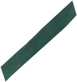 img 1 attached to 🧵 QIANF Green Twill Tape Ribbon: 1 inch Wide 40 Yards Roll for Sewing Crafts