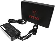 high-quality 280w ac/dc power adapter (957-17e21p-101) for msi ge/gl laptops with rtx 2070/rtx 2080 graphics logo