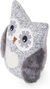 img 3 attached to 🦉 Stylish Grey Owl Elements Decorative Polyester Door Stopper: Practical and Eye-Catching