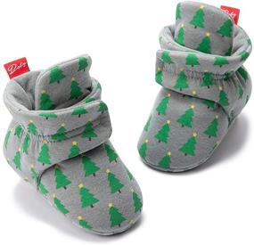 img 4 attached to Bellocasa Newborn Booties Gripper Slippers Apparel & Accessories Baby Girls