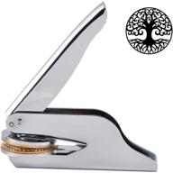 🌳 craspire life tree embosser seal stamp: stylish hand held embossing stamp for personal and official use logo