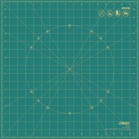 img 2 attached to 🔪 Efficient 12" OLFA Rotating Self-Healing Rotary Mat for Precise Cuts