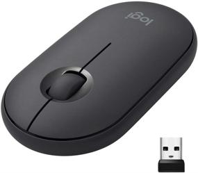 img 4 attached to 🖱️ Бесшумная и тонкая беспроводная мышь Logitech M355 - переносная мышь для Chromebook - Графит