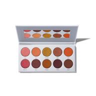 morphe x jaclyn hill eyeshadow palette - ring the alarm - 10 intense & vibrant shades - a mix of matte and shimmer eyeshadows logo