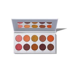 img 4 attached to Morphe x Jaclyn Hill Eyeshadow Palette - Ring The Alarm - 10 Intense & Vibrant Shades - A Mix of Matte and Shimmer Eyeshadows