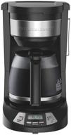 ☕ streamlined and convenient: hamilton beach 12 cup programmable coffee maker 52580270 46290 logo