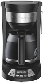 img 4 attached to ☕ Streamlined and Convenient: Hamilton Beach 12 Cup Programmable Coffee Maker 52580270 46290