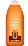 🧽 method almond scent hardwood floor cleaner, squirt + mop refill, laminate & sealed wood, 2l bottle, 1 pack, variation in packaging logo