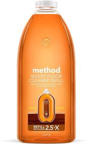 img 4 attached to 🧽 Method Almond Scent Hardwood Floor Cleaner, Squirt + Mop Refill, Laminate & Sealed Wood, 2L Bottle, 1 Pack, Variation in Packaging