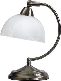 img 4 attached to 💡 Elegant Designs LT2029-BSN Mini Modern Banker's Desk Lamp with Touch Control Base, Brushed Nickel Finish