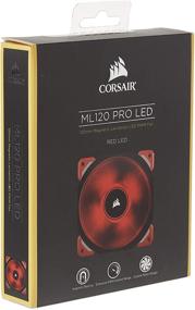 img 3 attached to Corsair ML120 Pro LED Red Cooling Fan: Premium 120mm Magnetic Levitation for Optimal Cooling - CO-9050042-WW