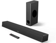 🔊 enhance your home theater experience with bestisan 150 watt 2.1 channel sound bar, bluetooth 5.0, subwoofer, and deep bass! logo