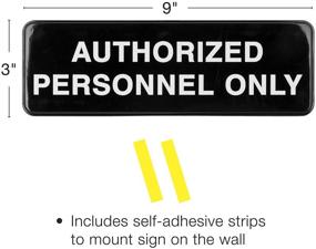 img 3 attached to 🚧 Informative Authorized Personnel Only Sign: Enhancing Access Control Measures