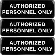 🚧 informative authorized personnel only sign: enhancing access control measures logo