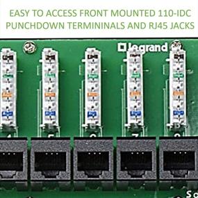 img 1 attached to 💻 Legrand Home Office & Theater Network Interface Module 8 Port AC1058 - Cat 5e Solution
