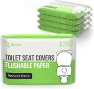 🚽 flushable paper toilet seat covers logo