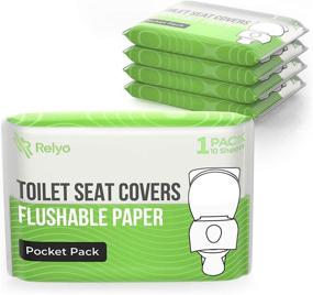 img 4 attached to 🚽 Flushable Paper Toilet Seat Covers