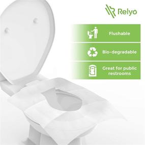 img 3 attached to 🚽 Flushable Paper Toilet Seat Covers