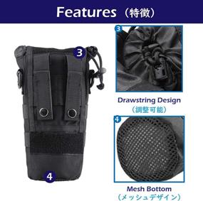 img 1 attached to TRIWONDER Tactical Hydration Military Backpack Outdoor Recreation for Accessories