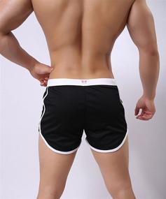 img 2 attached to KAMUON Pockets Running Bodybuilding Workout Men's Clothing