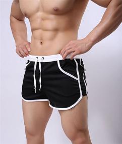 img 1 attached to KAMUON Pockets Running Bodybuilding Workout Men's Clothing