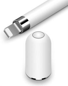 img 4 attached to 🖊️ TITACUTE Apple Pencil Replacement Magnetic Cap - iPencil Cap for iPad Pro 12.9 inch, 10.5 inch & 9.7 inch - White