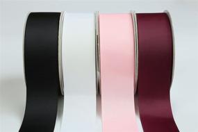 img 1 attached to 🎀 Burgundy Grosgrain 277: Perfect for Wedding Wrapping Applications
