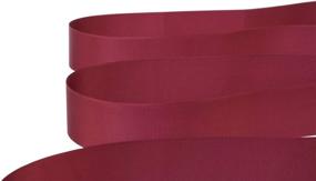 img 2 attached to 🎀 Burgundy Grosgrain 277: Perfect for Wedding Wrapping Applications