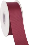 🎀 burgundy grosgrain 277: perfect for wedding wrapping applications logo