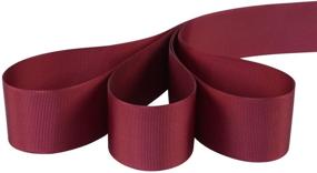 img 3 attached to 🎀 Burgundy Grosgrain 277: Perfect for Wedding Wrapping Applications