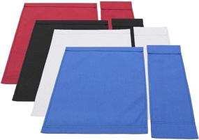 img 3 attached to 🪑 Set of 2 Replacement Director Chair Canvas Covers - Black, Red, Green, Gray, Blue (Gray)