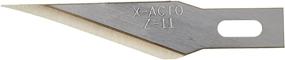 img 1 attached to X-Acto FBA_XZ211 Z Series Light-Weight Stainless Steel Blade Replacements, 11 - Pack of 5, Gold Hue