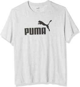 img 3 attached to PUMA Mens Essentials Heather Peacoat Men's Clothing and Active