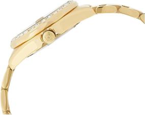 img 2 attached to Invicta Women's 15252 Pro Diver Gold Dial Watch with Crystal Accents in 18k Ion-Plated Stainless Steel