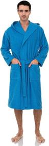 img 1 attached to 🛀 Stay Cozy and Stylish with TowelSelections Hooded Cotton Bathrobe Blithe