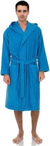 img 4 attached to 🛀 Stay Cozy and Stylish with TowelSelections Hooded Cotton Bathrobe Blithe