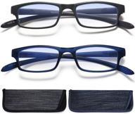 👓 eyeurl 2 pairs of blue light blocking neck-hanging reading glasses for men and women 2.0xx logo