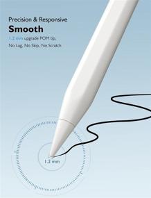 img 1 attached to 🖊️ MEKO Stylus Pen for iPad: Ultimate Precision with Palm Rejection, Tilt Detection, and Magnetic Adsorption - Perfect for Apple iPad 6/7/8th Gen, iPad Pro 11/12.9 inch, Air 3rd/4th Gen, Mini 5th Gen