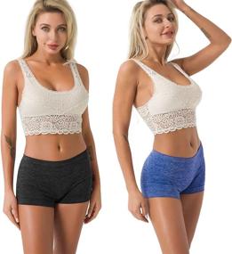 img 4 attached to Ruxia Women's Seamless Boyshort 🩲 Panties - Lingerie, Sleepwear, and Lounge Essentials