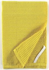 img 3 attached to 🍋 Serafina Home Oversized Lemon Yellow Kitchen Towels: 100% Cotton Soft Absorbent Ribbed Terry Loop, Set of 3 Multipurpose Towels for Everyday Use (Illuminating Yellow)