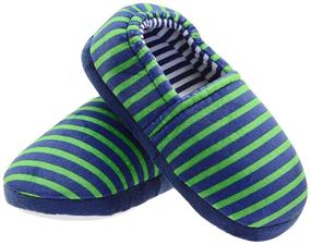 img 4 attached to Cozy and Stylish LA PLAGE Boys Slippers: Toddler House Shoes for Winter Comfort and Warmth