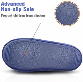 img 1 attached to Cozy and Stylish LA PLAGE Boys Slippers: Toddler House Shoes for Winter Comfort and Warmth