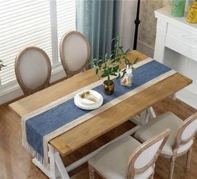 img 2 attached to 🏡 HomeyHo Washable Rustic Dining Designs