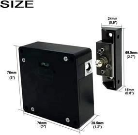 img 3 attached to 🔒 WOOCH Hidden RFID Electronic Cabinet Lock for Wooden Cabinet Drawer Cupboard Locker