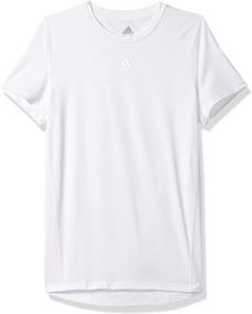 img 2 attached to Adidas Boys Baselayer White Medium Boys' Clothing