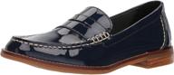 sperry women's seaport patent loafer men's slip-on shoes логотип