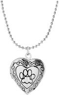 🦋 cherished memories: simple heart locket necklace with floating animal charms for women/girls logo