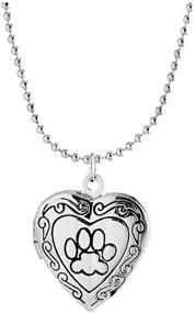 img 1 attached to 🦋 Cherished Memories: Simple Heart Locket Necklace with Floating Animal Charms for Women/Girls