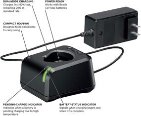 img 3 attached to ⚡ Зарядное устройство для литий-ионных батарей BOSCH GAL12V-20 12V Max: Эффективные решения для зарядки 12V батарей
